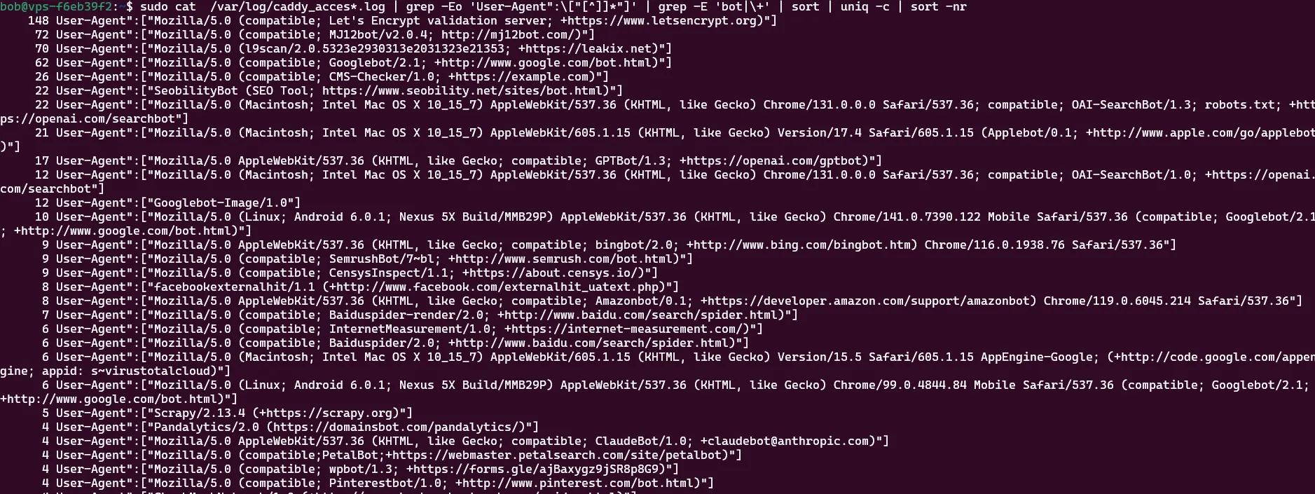 Bots are scraping our system