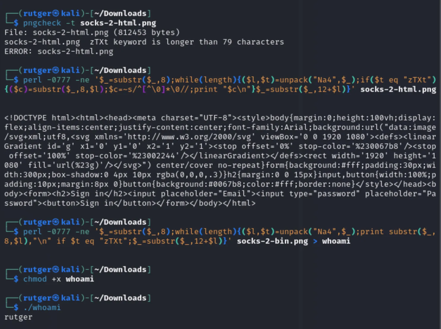 Running extraction scripts