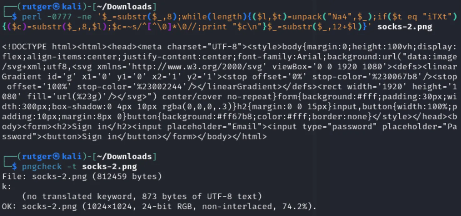 Following the iTXt specifications