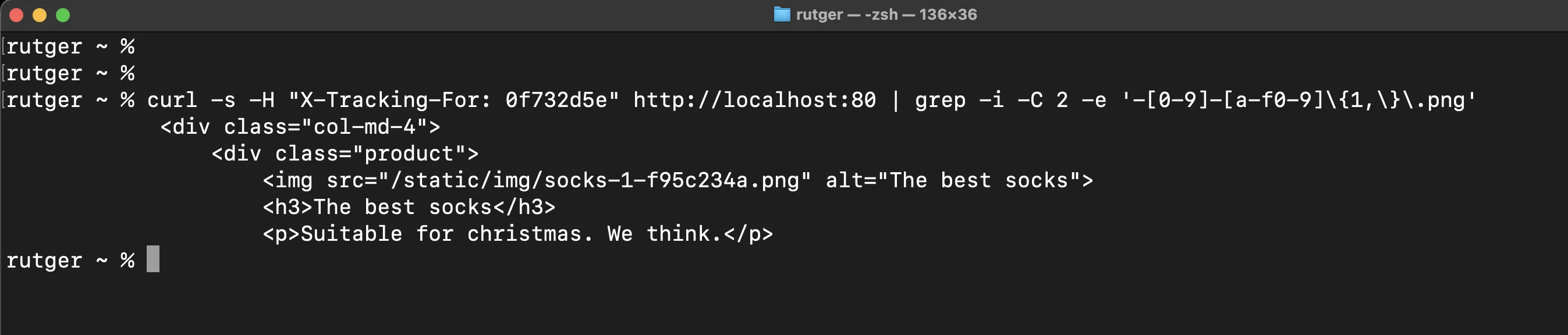 Result with client header